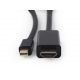 Câble Mini DisplayPort vers HDMI, 4K, 1.8m - CABLEXPERT CC-mDP-HDMI-6