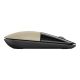 Souris HP Z3700 Gold Wireless Mouse, sans fil, or