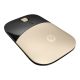 Souris HP Z3700 Gold Wireless Mouse, sans fil, or