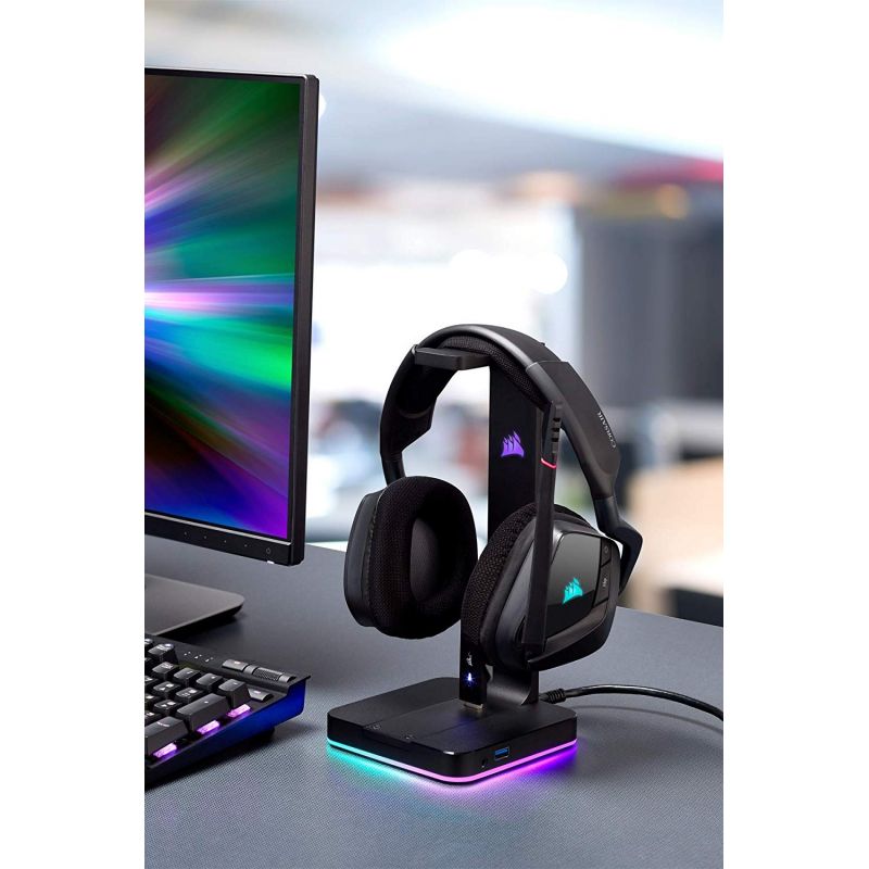 ST100 RGB Support casque gamer - Support casque Corsair