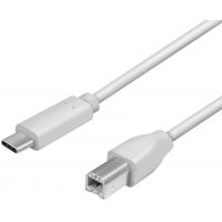 Câble LOGILINK - USB 2.0, USB-C mâle - USB-B mâle, 1m