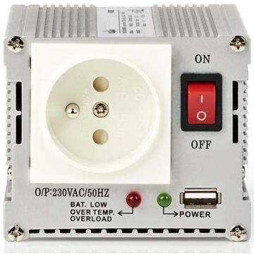 Convertisseur d'Alimentation à Onde Sinusoïdale Modifiée | 12 V c.c. - 230 V c.a. | 300 W