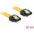 Nappe Delock SATA3 6Gb/s 30cm à clips, jaune