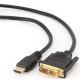 Câble DVI vers HDMI en 10 mètres