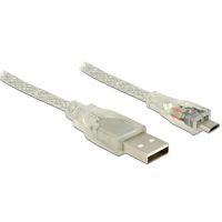 Câble Delock micro B vers USB2.0, 20 à 60 cm