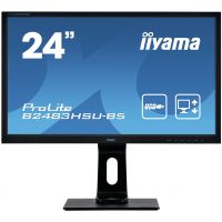 24" iiYama B2483HSU-B5, Led, 1ms, VGA, HDMI, DP, HP