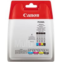 Pack de cartouches Canon CLI-571 (noire et couleur)