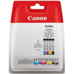 Pack de cartouches Canon CLI-571 (noire et couleur)