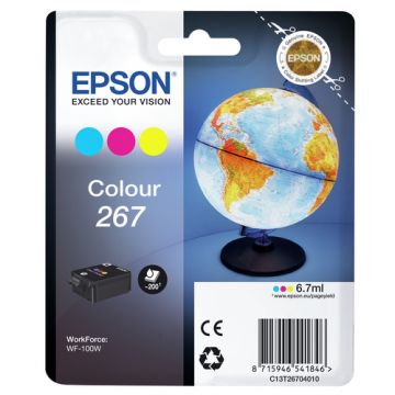 Cartouche Epson 267 Couleur pour WorkForce WF-100W