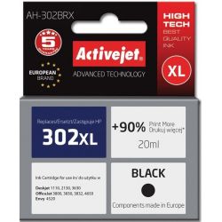 ActiveJet compatible HP 302XL, 20ml, noire