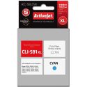 ActiveJet comp. Canon CLI-581C XL, cyan, 11.7ml