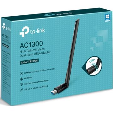 Clé USB WiFi TP-Link archer T3U PLUS AC1300 USB3.0