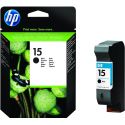 Cartouche Hewlett Packard N°15 réf C6615DE 25ml