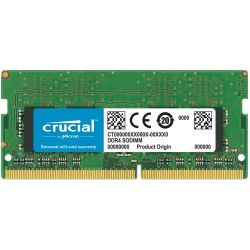 Sodimm 16Go DDR4 2400MHz Crucial CT16G4SFD824A