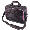 Sacoche pour ordinateur portable Sac 15 - 16" Polyester Noir/Rose