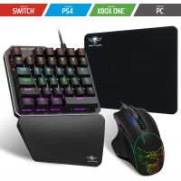 PACK XPERT-G700 CLAVIER MECANIQUE SINGLE HAND ET SOURIS POUR CONSOLES (Réf. : SOG-XG700)