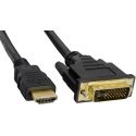 Câble DVI vers HDMI en 1.8 mètre - Akyga AK-AV-11