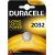 Pile de carte mère Duracell CR2032 3V, 220mAh