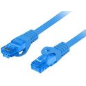 Câble réseau 5m ethernet RJ45 Cat 6A Gigabit S/FTP, bleu