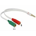 Delock: adaptateur jack 3.5 4 pins pour casque micro