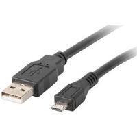 Câble USB type A vers Micro B mâle, 1.8 mètre, noir