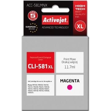 ActiveJet comp. Canon CLI-581M XL, magenta, 11.7ml