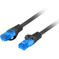 Cable réseau 20m ethernet RJ45 Cat6a Gigabit, noir - LANBERG PCF6A-10CC-2000-BK