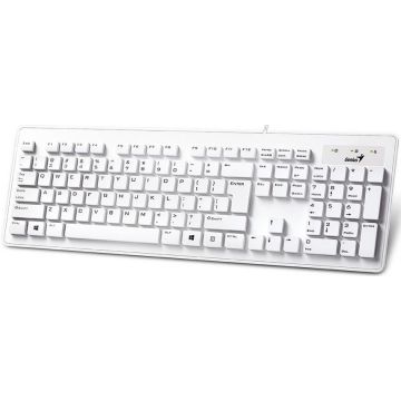 Clavier Genius SlimStar 130 USB, blanc