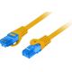 Cable réseau 2m ethernet RJ45 Cat6A S/FTP, Orange