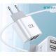 Chargeur Chargeur secteur 18W 2 USB + câble Lightning TOTU