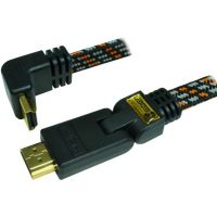Câble HDMI 1.4 - Heden - 5m - coudé