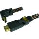 Câble HDMI 1.4 - Heden - 2m - 3D 1080P - 4K - coudé