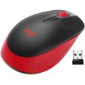 Souris LOGITECH M190, sans fil, rouge