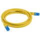 Câble réseau 3m ethernet RJ45 S/FTP Cat 6A, jaune