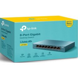 Switch TP-Link LS108G, 8 ports, Gigabit