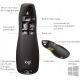 Logitech Wireless Presenter R400, portée 15 mètres