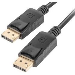 Câble DisplayPort 1.2, 4K - 5mètres - LANBERG CA-DPDP-10CC-0050-BK