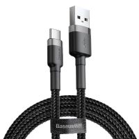 Câble Baseus micro USB-C, nylon, 1m, noir