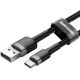 Câble Baseus micro USB-C, nylon, 1m, noir