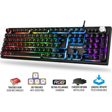 Clavier Spirit Of Gamer PRO K7 (Réf: CLA-PK7)