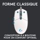 Souris LOGITECH G203 LIGHTSYNC Gaming Mouse, blanche