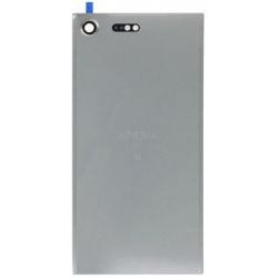Vitre arrière pour Xperia XZ Premium, grise argentée