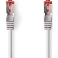 Cable réseau 0.5m ethernet F/TFP RJ45 Cat 6, gris beige