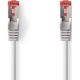 Cable réseau 0.5m ethernet F/TFP RJ45 Cat 6, gris beige