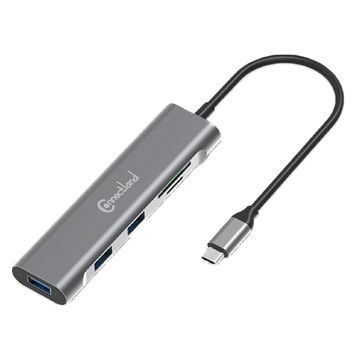 HUB USB-C (5 en 1) USB 3.0 X 3 PORTS + SD+TF