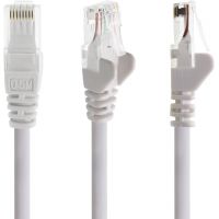 Cable réseau 0.5m ethernet RJ45 Cat 6, blanc