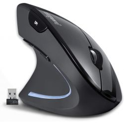 Souris sans fil ergonomique verticale Perixx PERIMICE-713L, pour gaucher