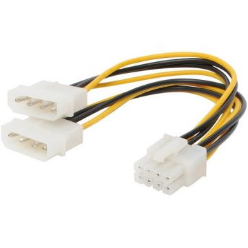 Adaptateur alimentation 8 pins vers 2 molex