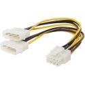 Adaptateur alimentation 8 pins vers 2 molex