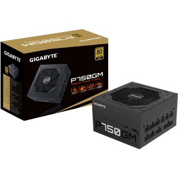 Alimentation Gigabyte P750GM, 750w, 80+ Gold, modulaire